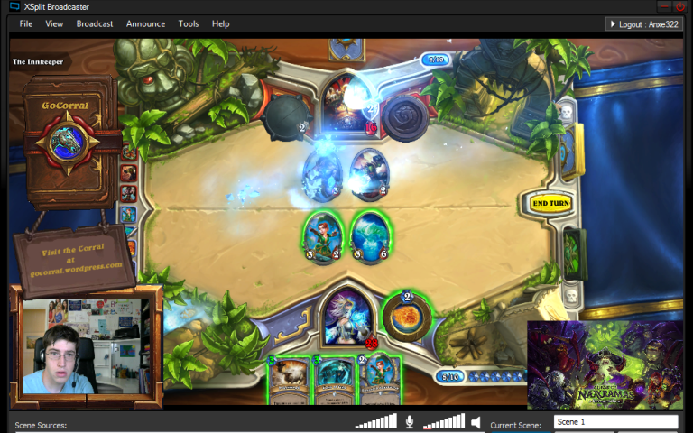 A little preview of what my Hearthstone stream will look like.