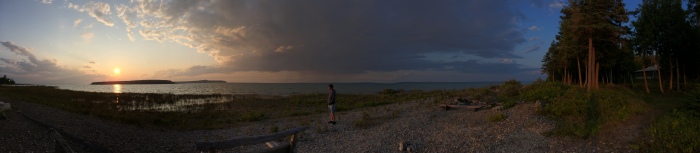 First time messing with my wife's panorama option on her iPhone.